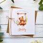 Handmade First Father's Day Card: Baby Bear Design, thumbnail 1 of 5
