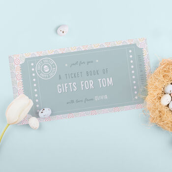 Personalised Book Of Easter Giftable Tickets, 2 of 10
