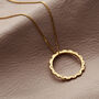 Personalised Scalloped Circle Necklace, thumbnail 5 of 11