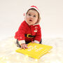 Baby's 1st Christmas Gift Childhood Memory Journal Yellow, thumbnail 1 of 12