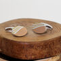 Handmade Oval Mokume Gane Cufflinks, thumbnail 1 of 4