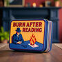 Match Tin Storage Box Candle Home Accessory Matches | Burn After Reading, thumbnail 1 of 7
