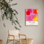 Andy Wahol Pink Flower Art Print, thumbnail 4 of 4