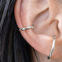 Sterling Silver Twisted Ear Cuff, thumbnail 1 of 7