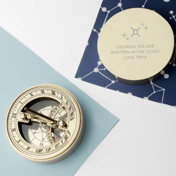 Personalised Zodiac Sundial And Compass, 5 of 5