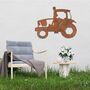 Metal Tractor Wall Art Vintage Metal Tractor Decor, thumbnail 10 of 10
