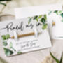 Save The Date Pencil Us In With Botanical Card, thumbnail 10 of 12