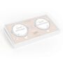 Grandmother And Granddaughter Pearl Heart Charm Bracelet Set, thumbnail 1 of 3