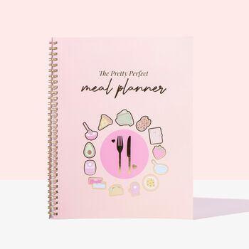 Pink A4 Weekly And Monthly Meal Planner Book, 2 of 12