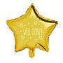 20' Well Done Gold Star Foil Balloon, thumbnail 2 of 2