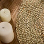 Set Of Four Oval Seagrass Placemats, thumbnail 3 of 4