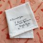 Personalised Embroidered In Loving Memory Handkerchief, thumbnail 1 of 9