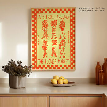 Flower Market Print | Illustration | Poster, 2 of 9