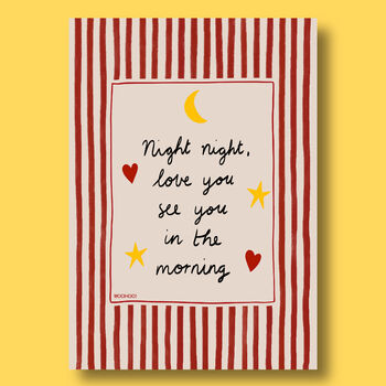 Night Night, Love You Nursery Print, 10 of 11