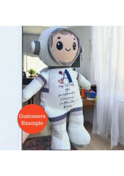 Personalised Soft Toy Astronaut Teddy, 8 of 8