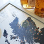 Scotland Whisky Regions And Distillery Map, thumbnail 8 of 9