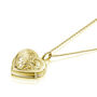 Personalised 18 K Gold Plated Full Scroll Heart Locket, thumbnail 4 of 12