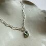 Labradorite, Moon And Star Paperclip Chain Necklace, thumbnail 6 of 9