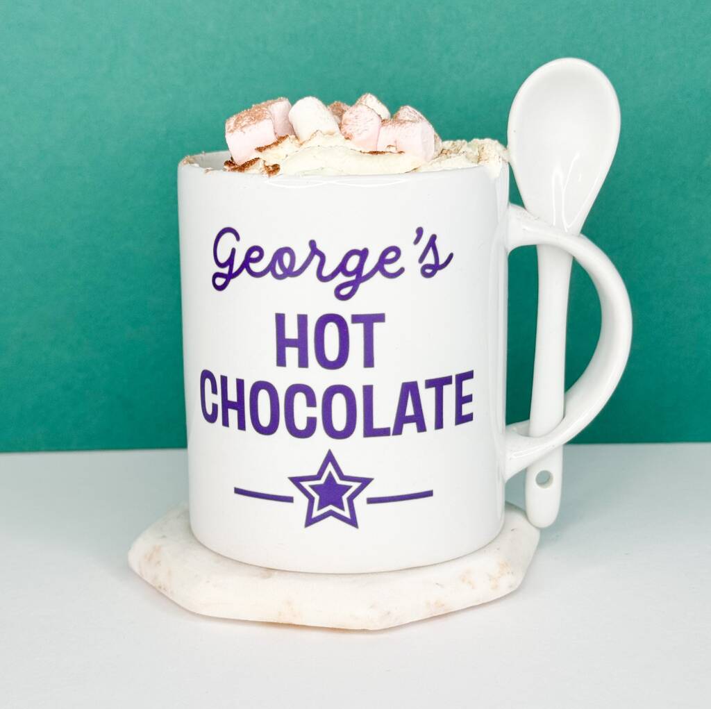 Personalised Hot Chocolate Mug, 1 of 3