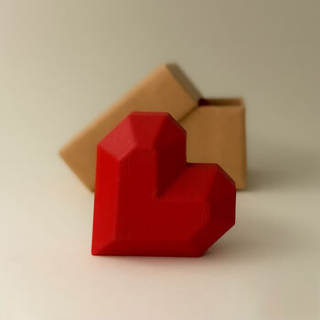 I Love You Tiny Little Gifts Geometric Heart, 2 of 4