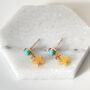 Turquoise Star Stud Earrings, thumbnail 1 of 3