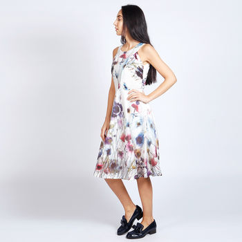 Lavinia 50s Style Dress In Floral Print, 8 of 11