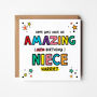 Amazing Niece Birthday Card Any Age, thumbnail 2 of 5