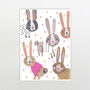 Personalised Bunny Print, thumbnail 3 of 3