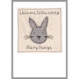 Personalised Rabbit 1st Birthday Or New Baby Boy Card, thumbnail 2 of 12