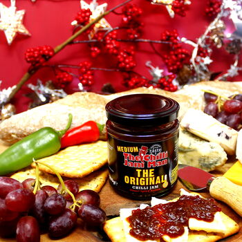 'Chilli Christmas' Personalised Chilli Jam Gift Set, 7 of 8