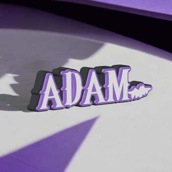 Personalised Namesign For A Fan Of Aadams, 2 of 4