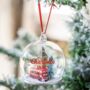 Personalised London Scene Dome Bauble, thumbnail 3 of 5