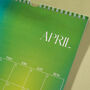 2024 Gradient Grid Wall Calendar | A4, thumbnail 3 of 6