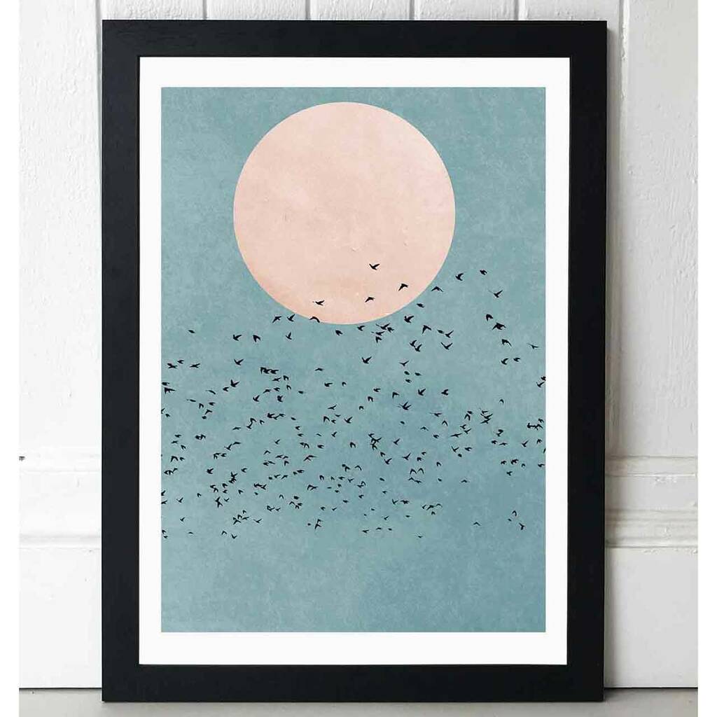 Fly Away Art Print In Black Frame A2 By East End Prints ...