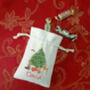 Personalised Woodland Christmas Gift Bag, thumbnail 6 of 8