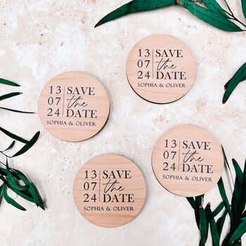 Wedding Magnet Save The Date Cards Boho Floral, 7 of 10