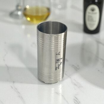 Personalised Stainless Steel Straight Jigger, 2 of 9