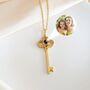 Personalised Projection Photo Vintage Key Necklace, thumbnail 2 of 4