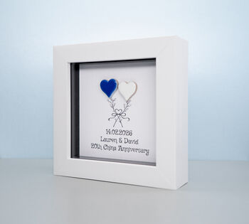 Personalised 20th China Theme Anniversary Frame Gift, 3 of 4