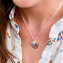 Personalised Family Names Birthstone Necklace, thumbnail 3 of 10