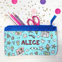 Personalised Pencil Case With Doodle Graffitti Design, thumbnail 3 of 12
