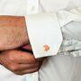 Arrow Cufflinks For Men And Women In Silver, Gold Or Rose Gold, thumbnail 1 of 9