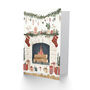 Fireplace Scene Decor Presents Xmas Christmas Card, thumbnail 2 of 4