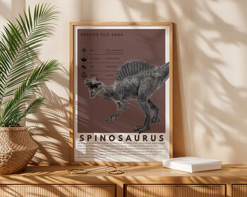 Spinosaurus | Dinosaur Art Print, 6 of 8