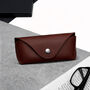 Handmade Leather Arched Hard Glasses Case, thumbnail 2 of 3