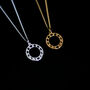 Moon Phase Necklace, Sterling Silver, 24ct Gold Vermeil, thumbnail 5 of 11