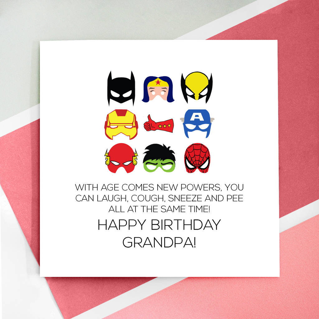 Grandpa Birthday Card Ideas