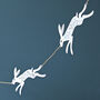 Easter Leaping Hare Garland, thumbnail 2 of 2