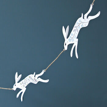 Easter Leaping Hare Garland, 2 of 2