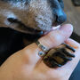 Personalised Sterling Silver Pet's Name Wrap Ring, thumbnail 2 of 4